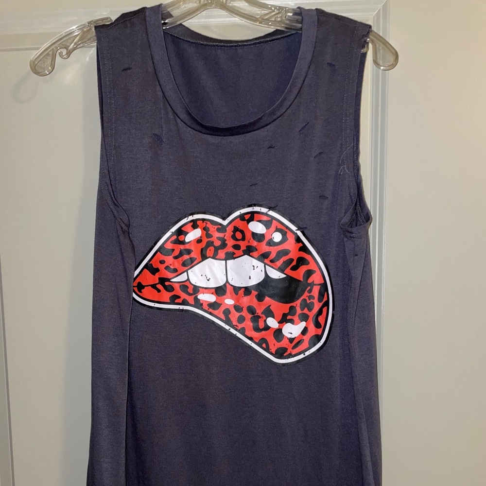 Lips Tank Top
